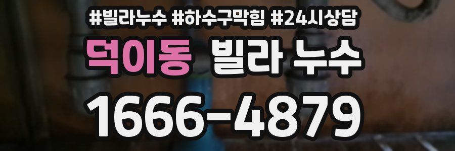 덕이동 빌라 누수