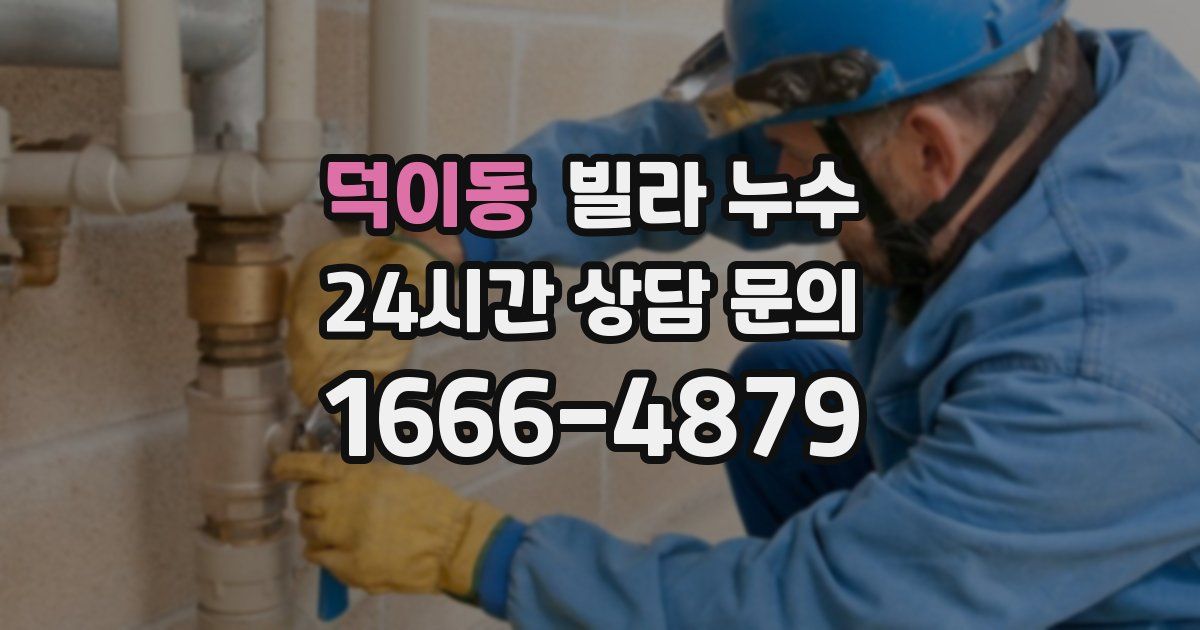 덕이동 빌라 누수