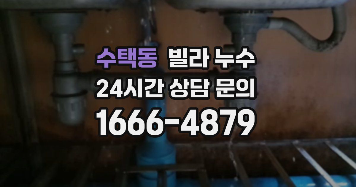 수택동 빌라 누수