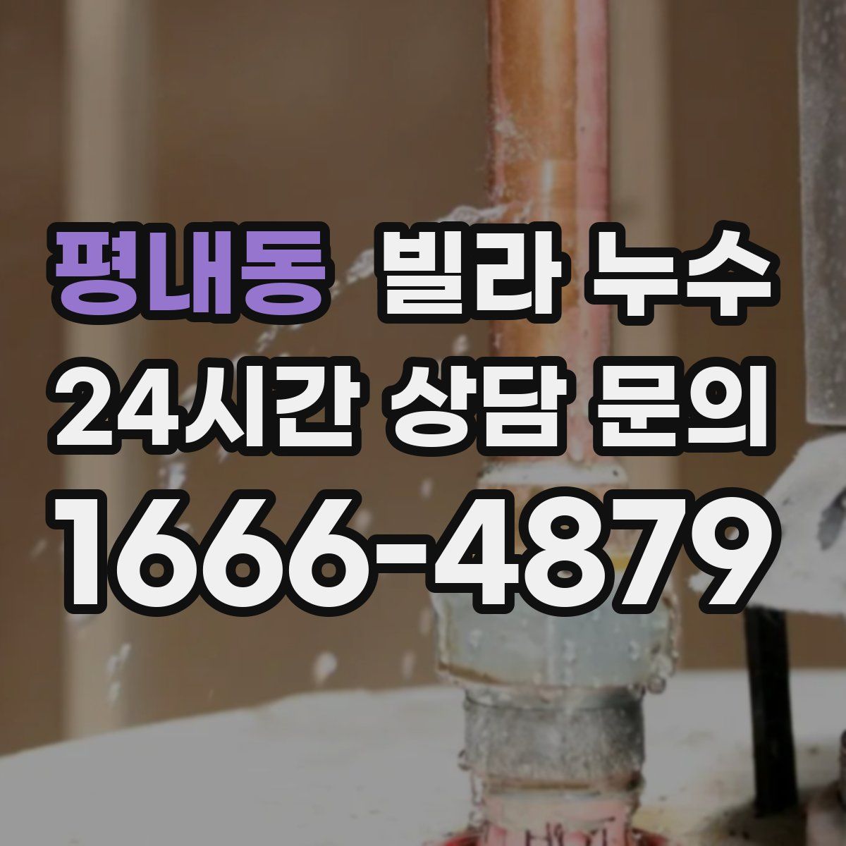 평내동 빌라 누수