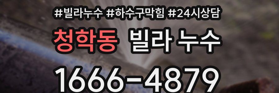 청학동 빌라 누수