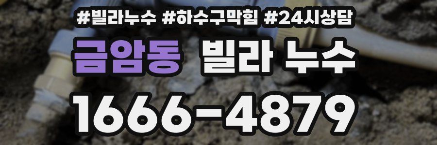 금암동 빌라 누수