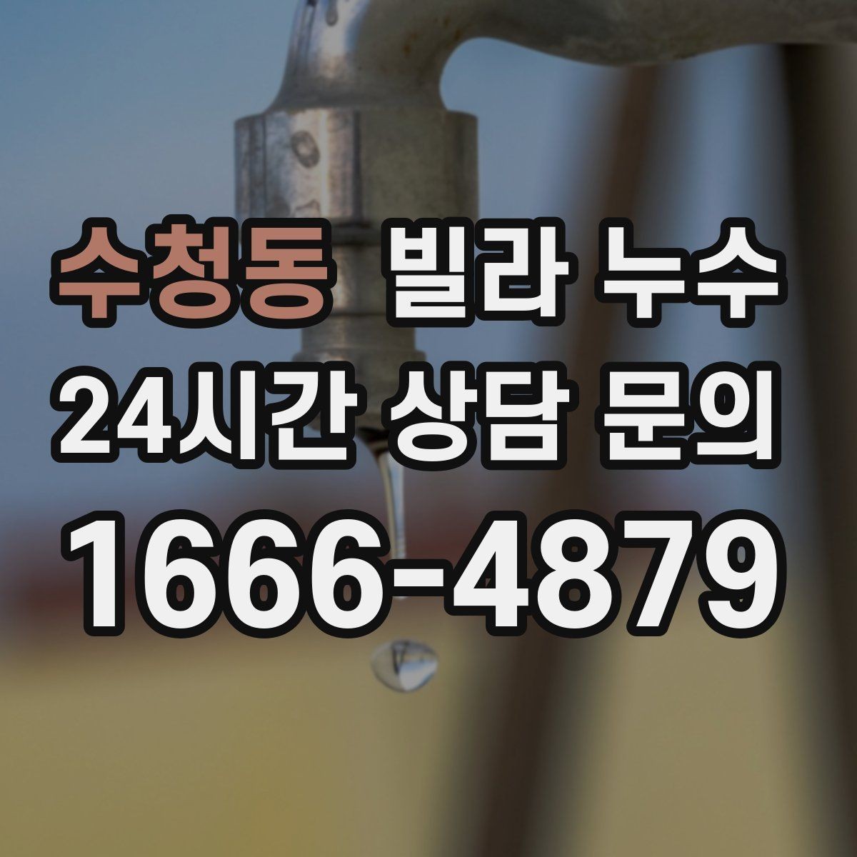 수청동 빌라 누수 변기 주변 물고임이 계속된다면