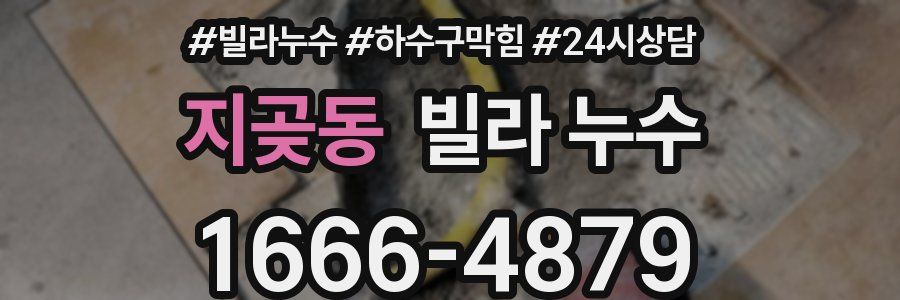지곶동 빌라 누수