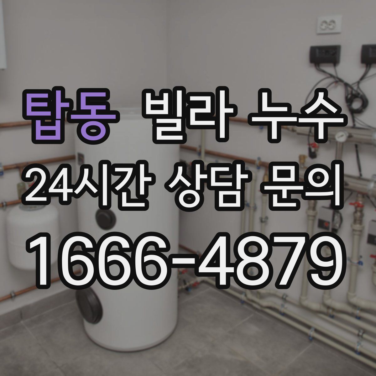 탑동 빌라 누수