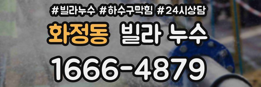 화정동 빌라 누수