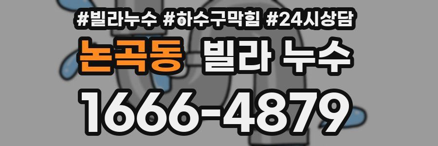 논곡동 빌라 누수