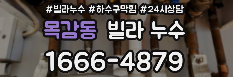 목감동 빌라 누수