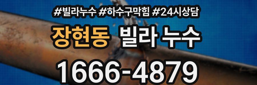 장현동 빌라 누수