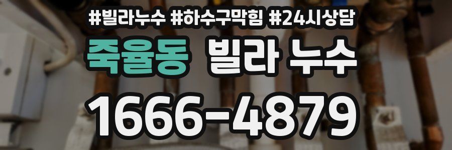 죽율동 빌라 누수