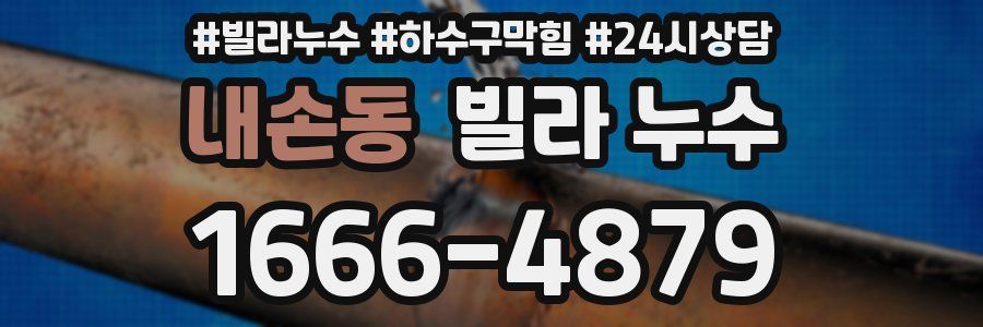 내손동 빌라 누수