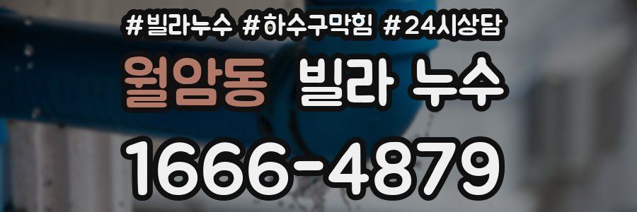 월암동 빌라 누수