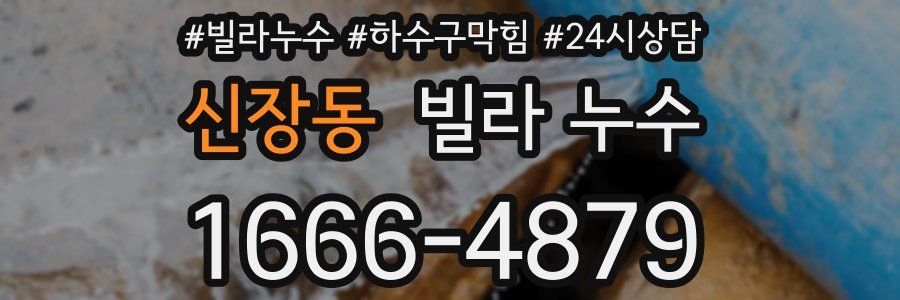 신장동 빌라 누수