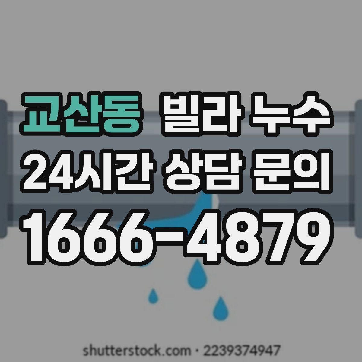 교산동 빌라 누수 도배만 다시 하면 재발하는 이유