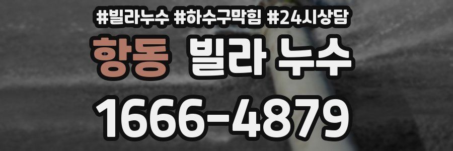 항동 빌라 누수