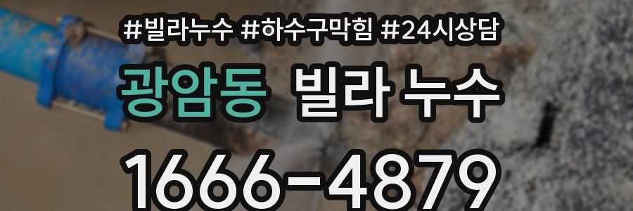 광암동 빌라 누수