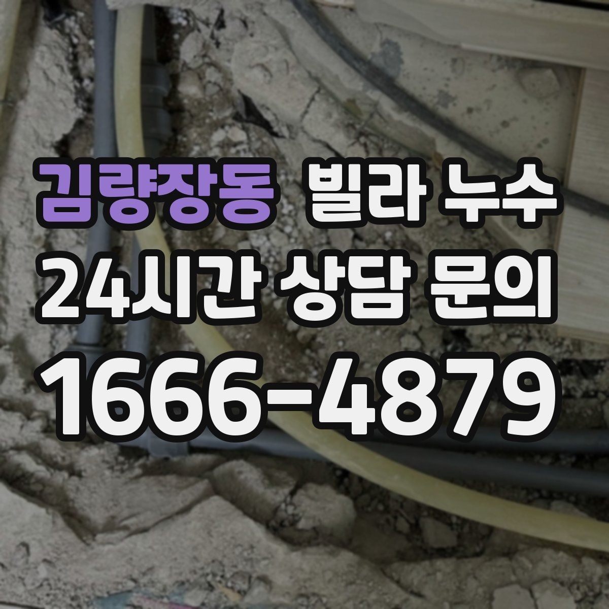 김량장동 빌라 누수 배수구 역류가 누수처럼 보일 때