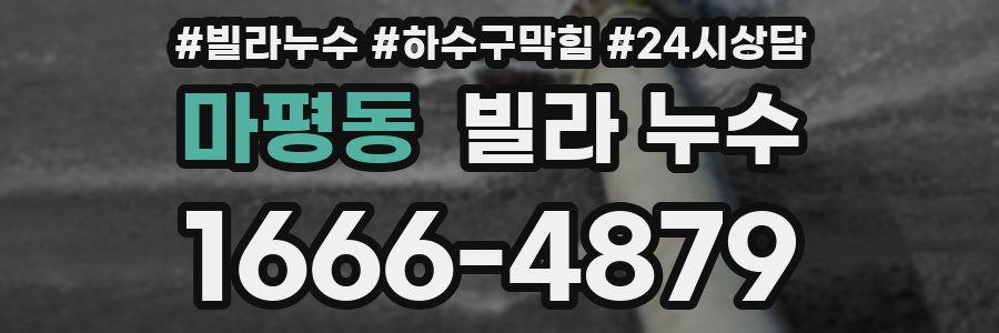 마평동 빌라 누수