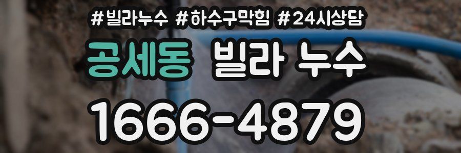 공세동 빌라 누수
