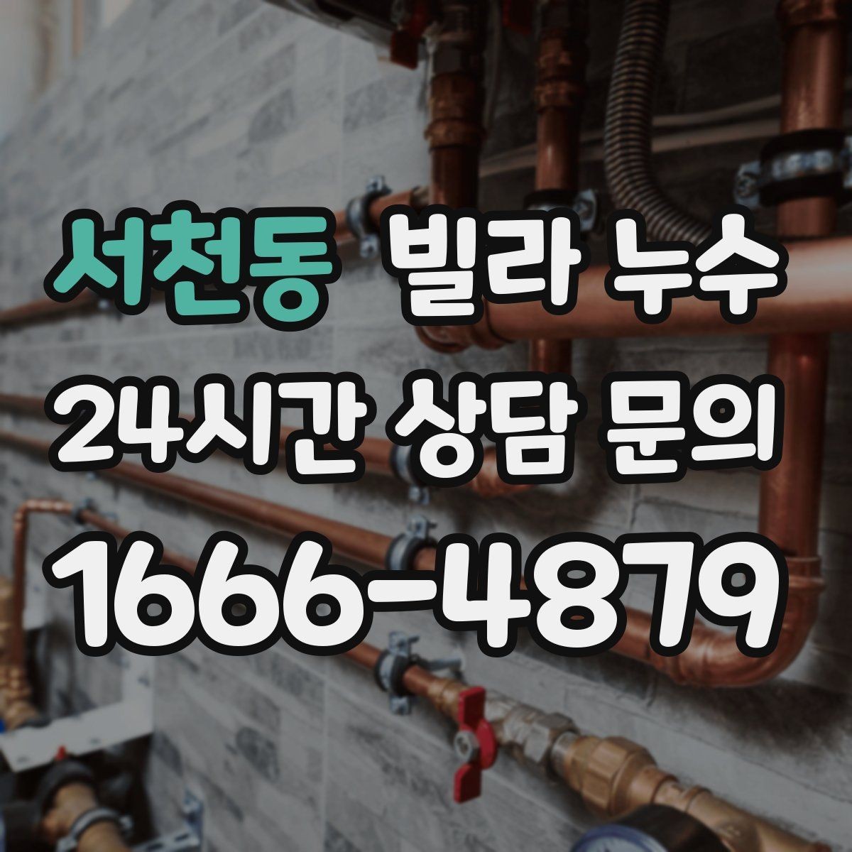 서천동 빌라 누수 곰팡이 냄새가 심해졌다면 누수 가능성