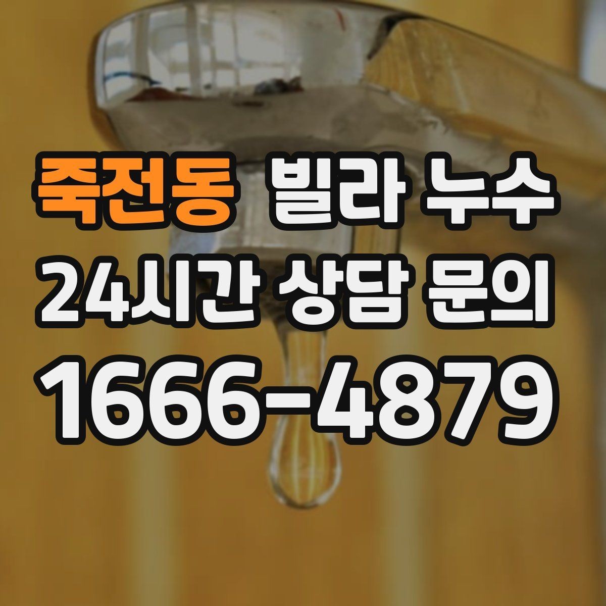 죽전동 빌라 누수 배수관 문제로 벽이 젖는 경우 정리