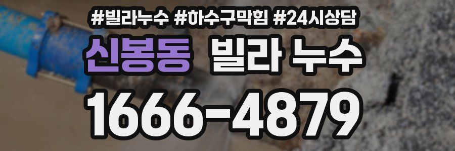 신봉동 빌라 누수