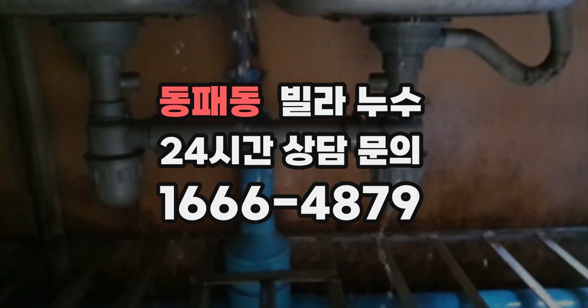 동패동 빌라 누수