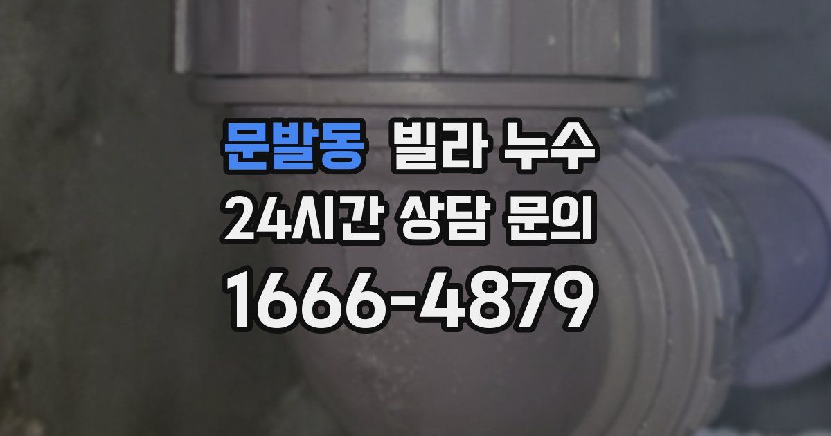 문발동 빌라 누수