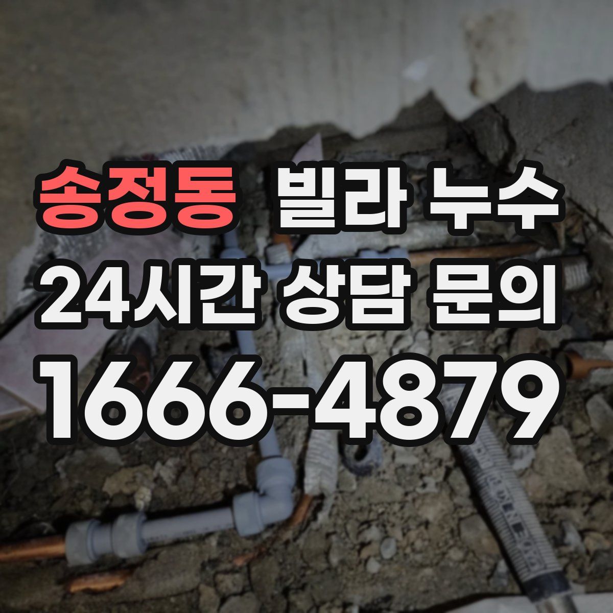 송정동 빌라 누수