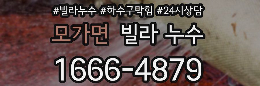 모가면 빌라 누수