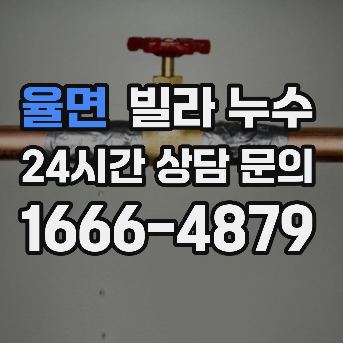 율면 빌라 누수 설비 교체 후 물샘이 생기면 확인할 것