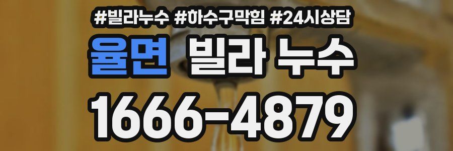 율면 빌라 누수