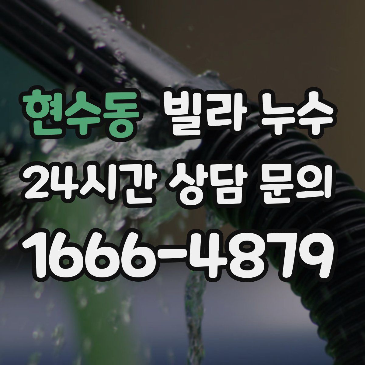 현수동 빌라 누수