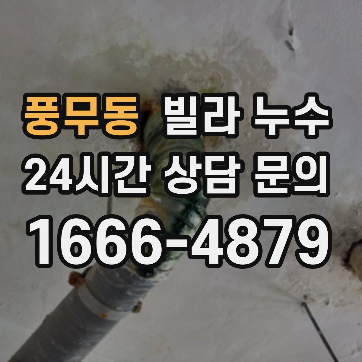 풍무동 빌라 누수 누수로 도배·장판 손상 최소화하기