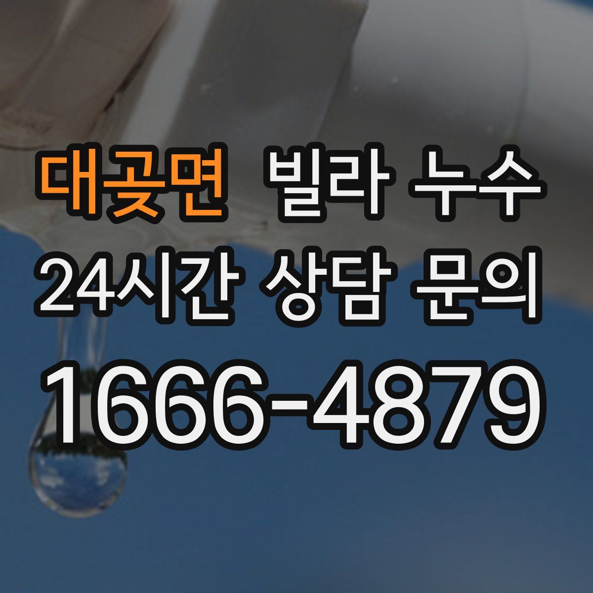 대곶면 빌라 누수