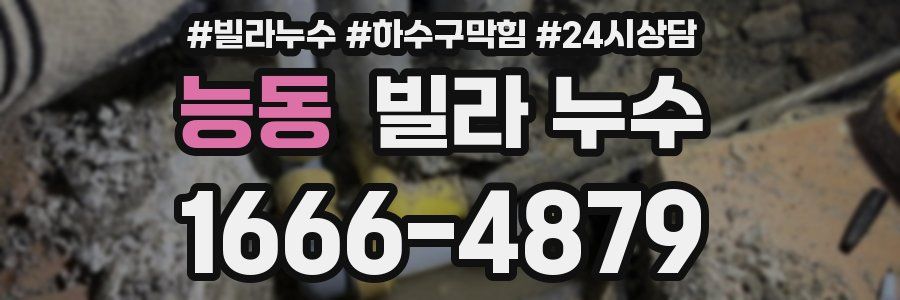 능동 빌라 누수