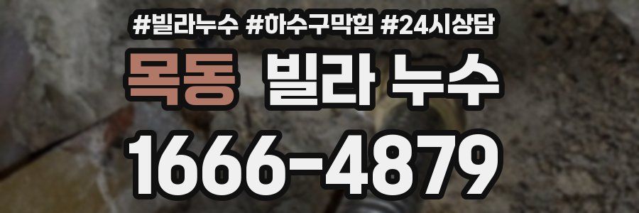 목동 빌라 누수