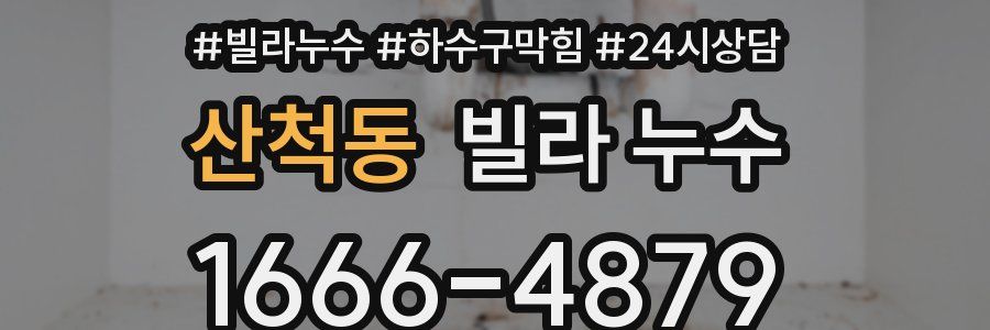산척동 빌라 누수