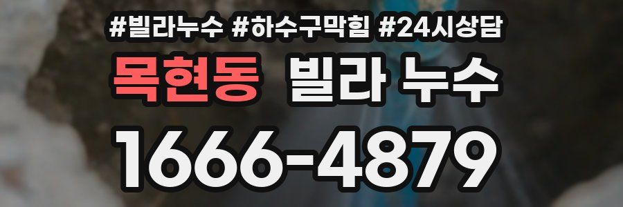 목현동 빌라 누수