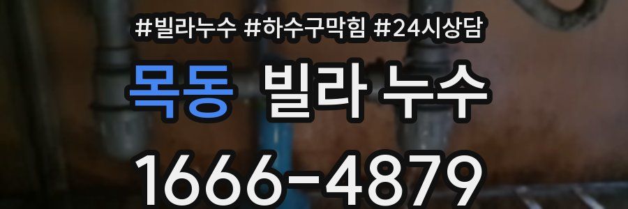 목동 빌라 누수