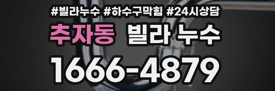 추자동 빌라 누수