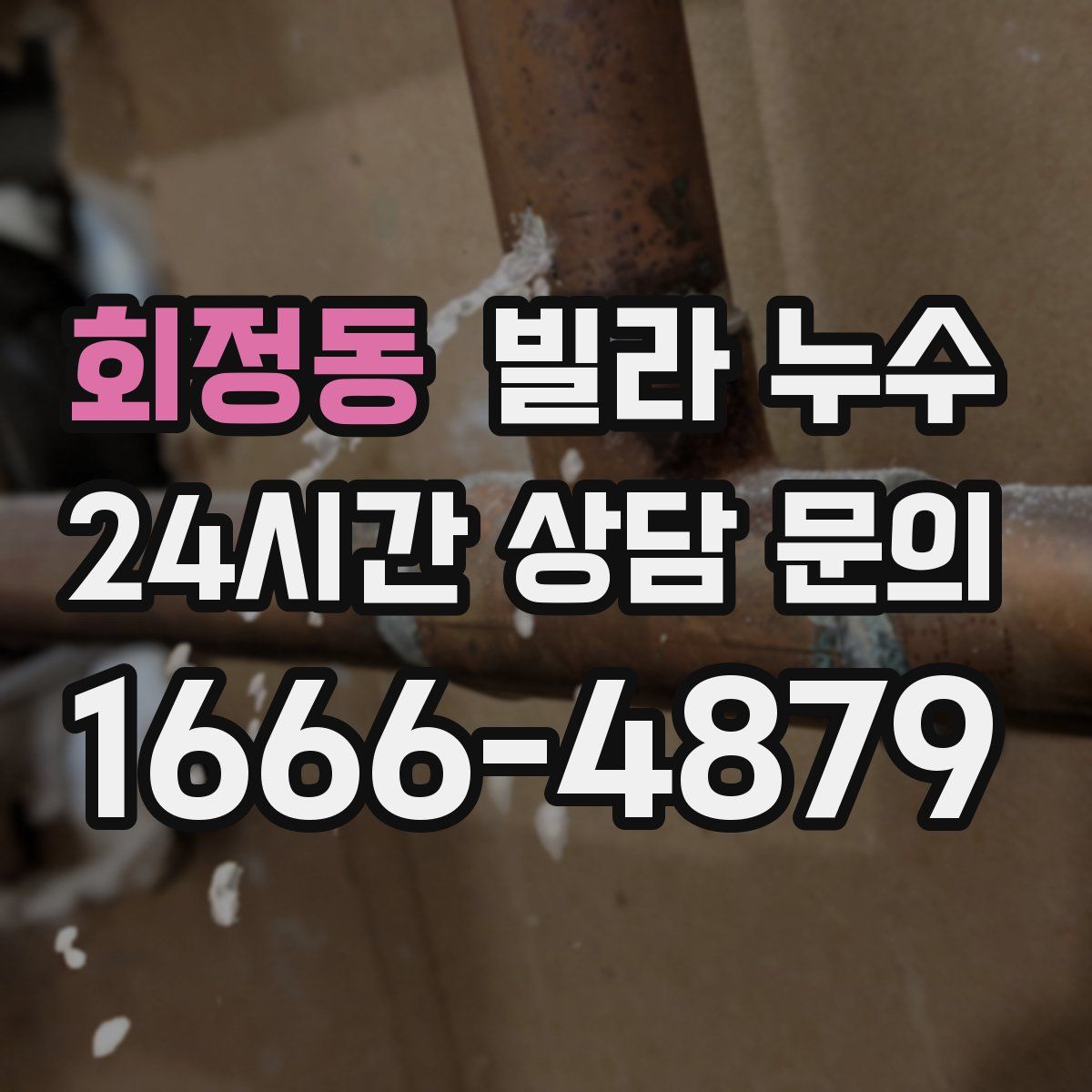 회정동 빌라 누수