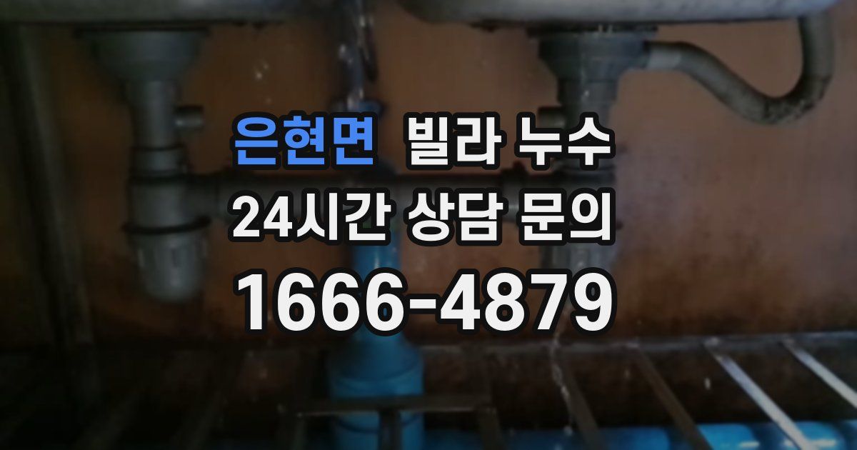 은현면 빌라 누수