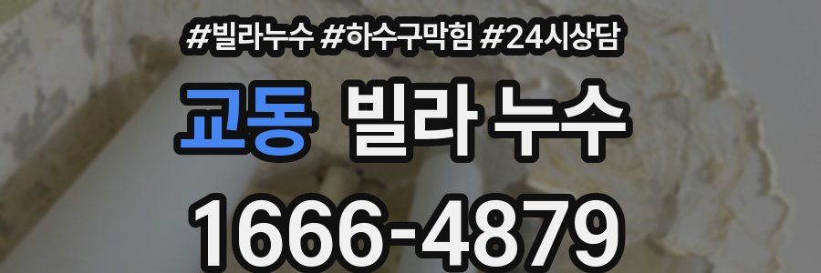 교동 빌라 누수