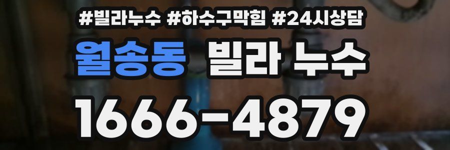 월송동 빌라 누수