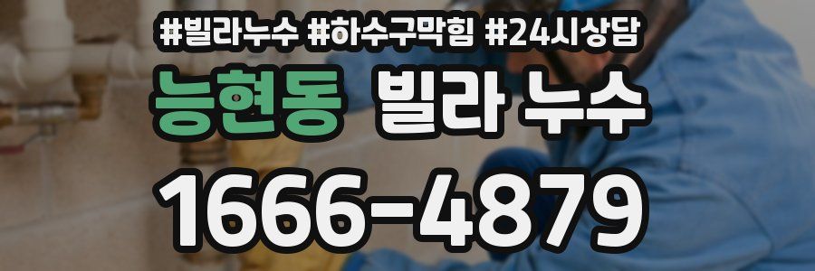 능현동 빌라 누수