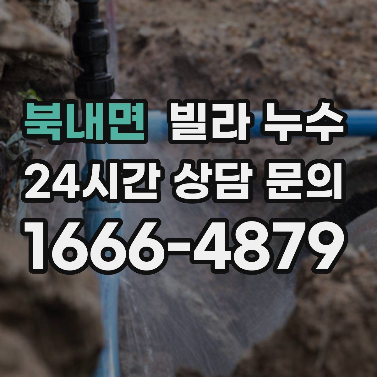 북내면 빌라 누수 정수기 연결 부위에서 물기 발견 시 대처
