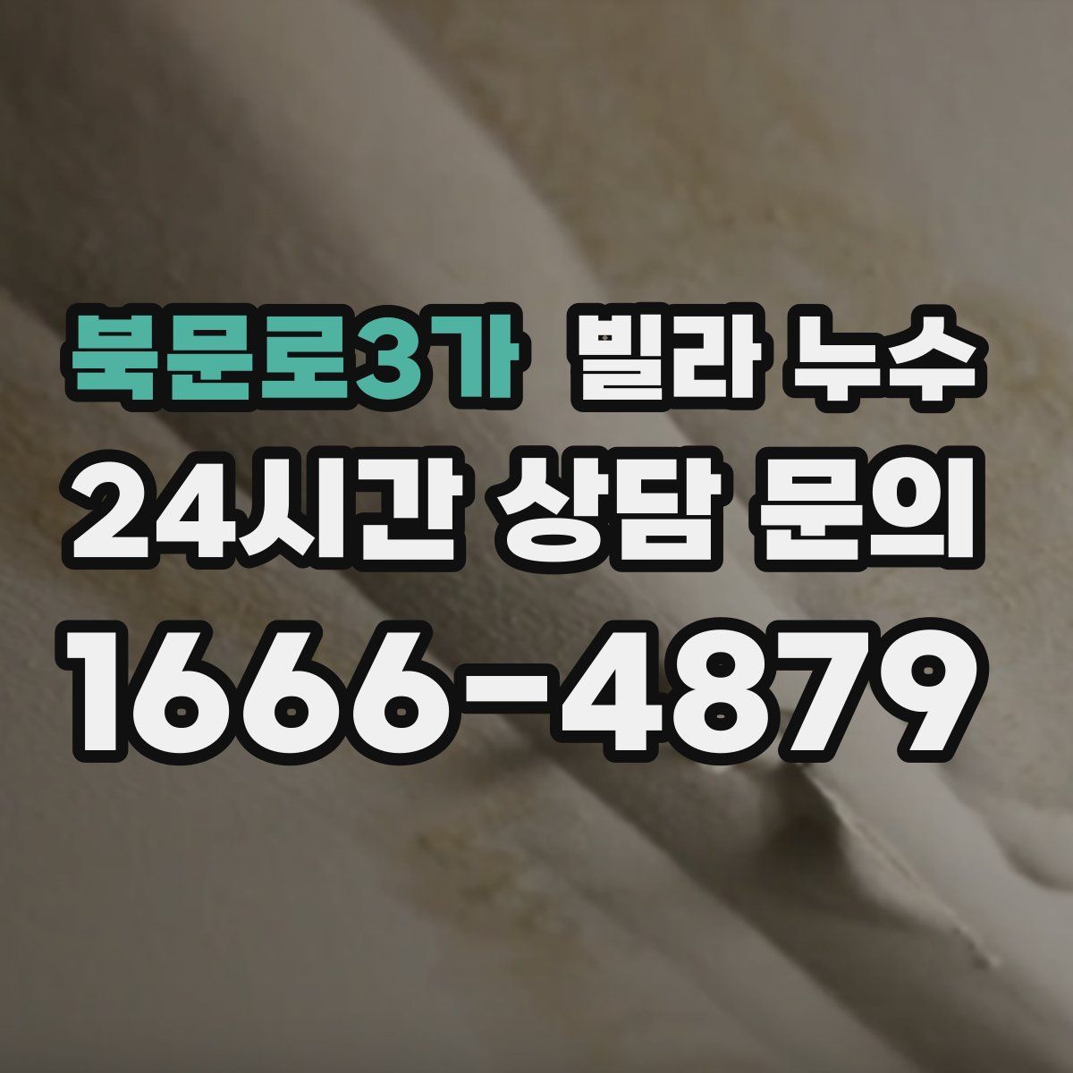 북문로3가 빌라 누수