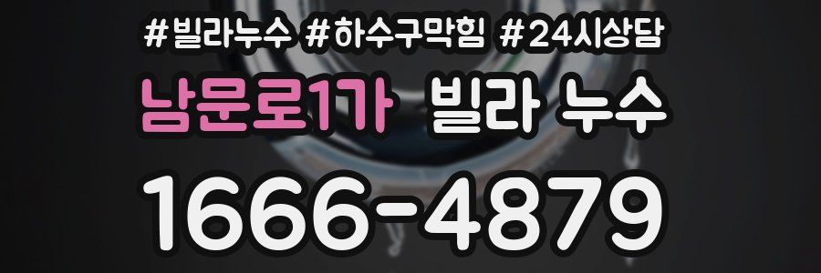 남문로1가 빌라 누수