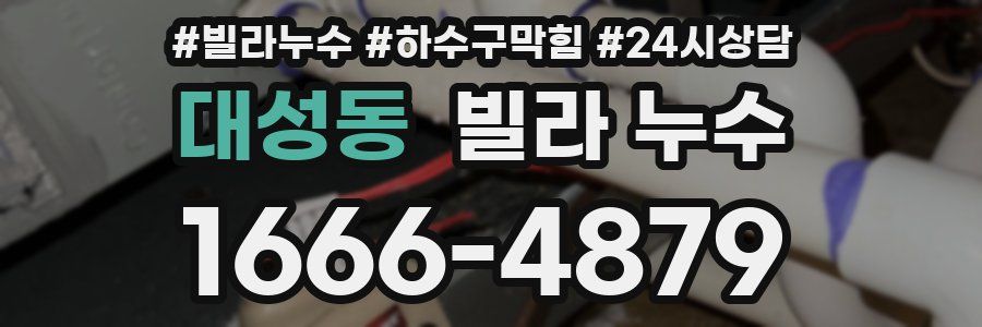 대성동 빌라 누수